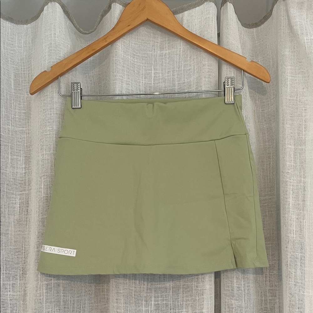 Chic Olive Mini Skirt